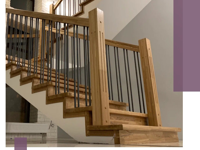 Реставрация деревянных и металлических лестниц в Барнауле