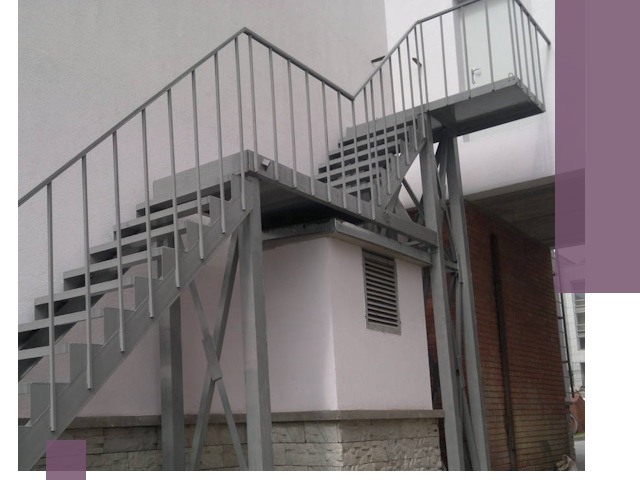 Монтаж пожарных лестниц под ключ в Барнауле с гарантией качества