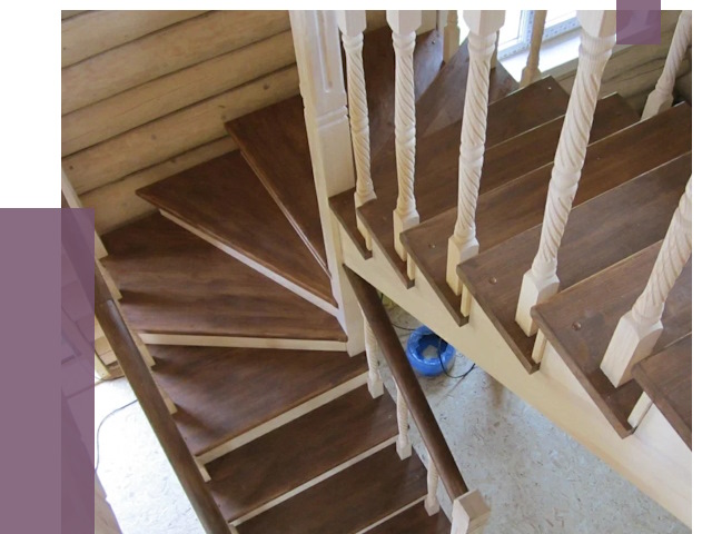 Реставрация деревянных лестниц в Барнауле от 4249 руб.