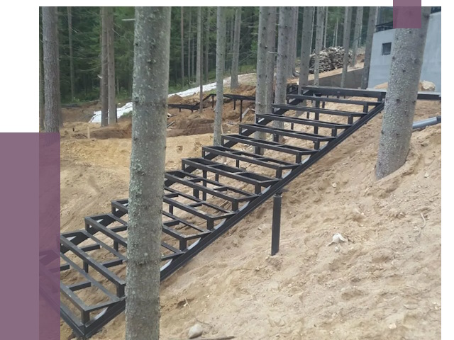 Монтаж металлических лестниц в Барнауле от 13404 руб. 