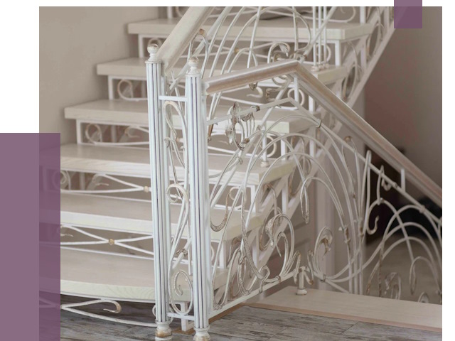 Изготовление кованых лестниц на заказ в Барнауле от 85986 руб. | ПРОЛЁТ-Брн