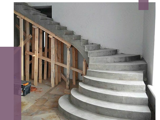 Изготовление бетонных лестниц под ключ в Барнауле от 19726 руб. | ПРОЛЁТ-Брн