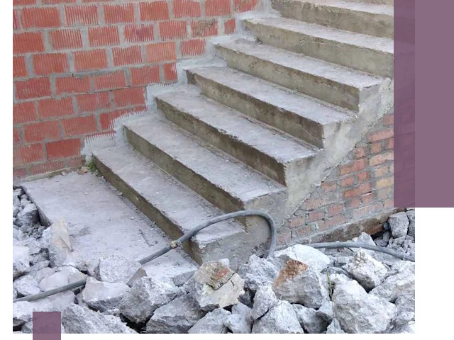 Демонтаж бетонных лестниц в Барнауле: быстро и безопасно