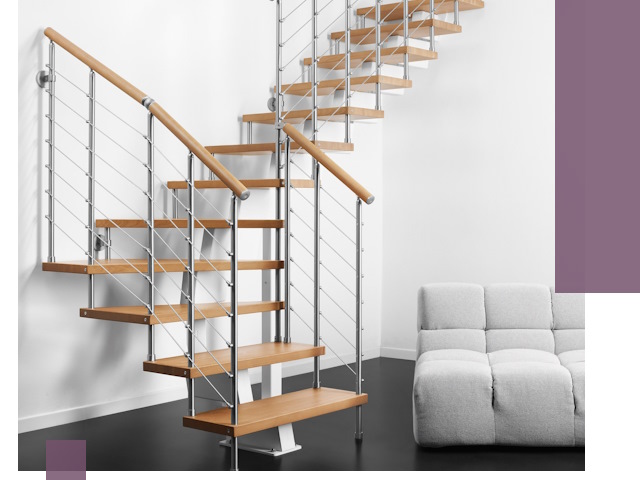 Модульные лестницы под ключ в Барнауле — монтаж и изготовление