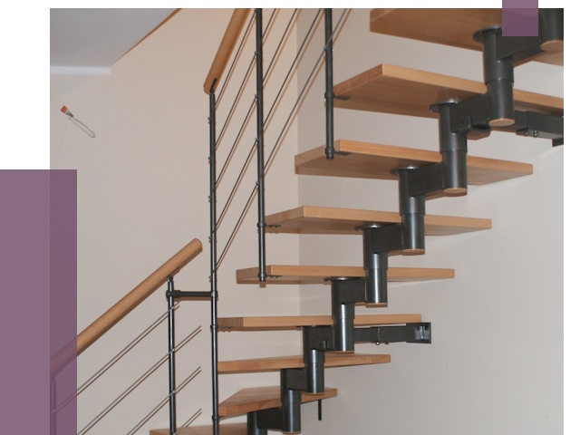 Изготовление модульных лестниц в Барнауле от 11381 руб. 