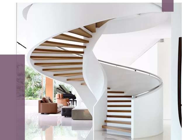 Винтовые лестницы в Барнауле под ключ от 48051 руб. | ПРОЛЁТ-Брн