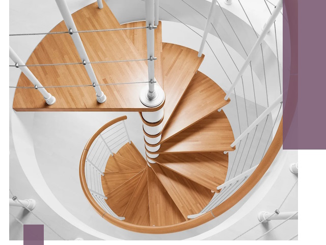 Изготовление винтовых лестниц под ключ в Барнауле