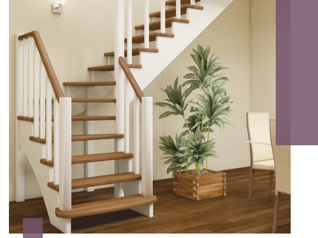 Г-образные лестницы под ключ в Барнауле — изготовление и монтаж