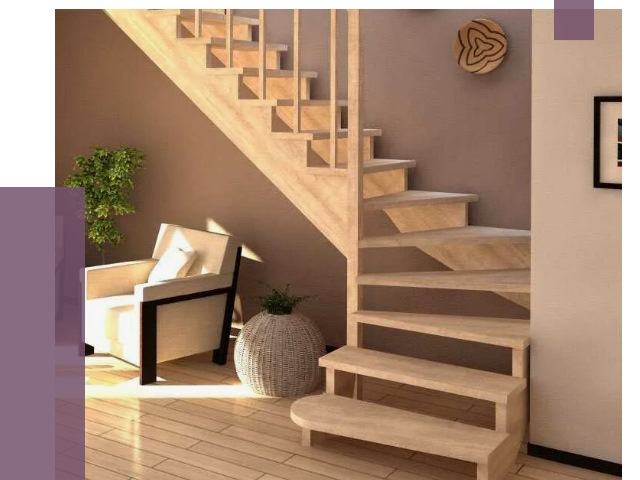 Изготовление Г-образных лестниц в Барнауле от 18715 руб. 