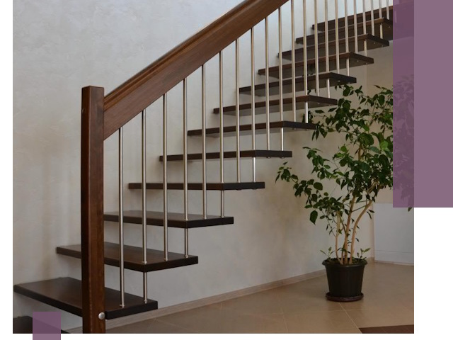 Лестницы на больцах под ключ в Барнауле – изготовление и монтаж