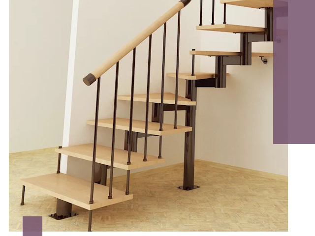 Монтаж лестниц на больцах в Барнауле — быстро и надежно