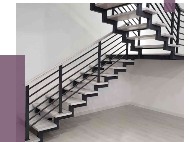 Лестницы на металлокаркасе под ключ в Барнауле от 12645 руб. | ПРОЛЁТ-Брн