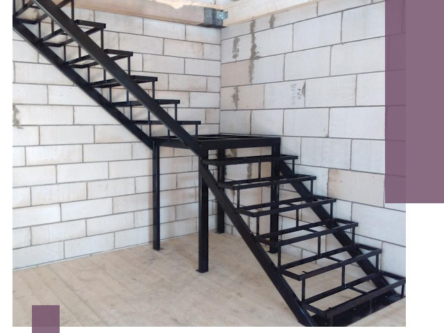 Лестницы на металлокаркасе под ключ в Барнауле — изготовление и монтаж