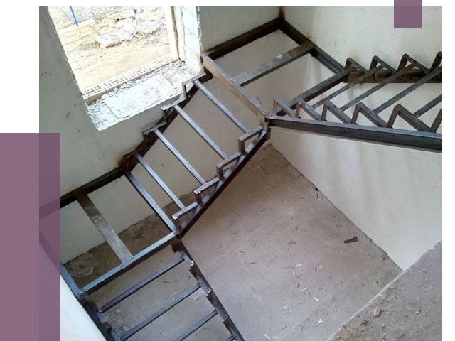 Монтаж лестниц на металлокаркасе в Барнауле от 12645 руб. — ПРОЛЁТ-Брн