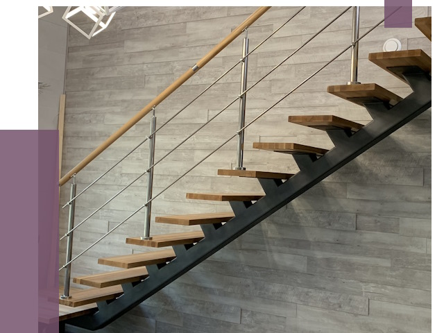 Изготовление лестниц на монокосоуре в Барнауле от 75364 руб. 