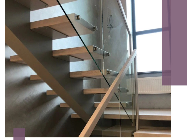 Изготовление лестниц на монокосоуре в Барнауле с монтажом и гарантией