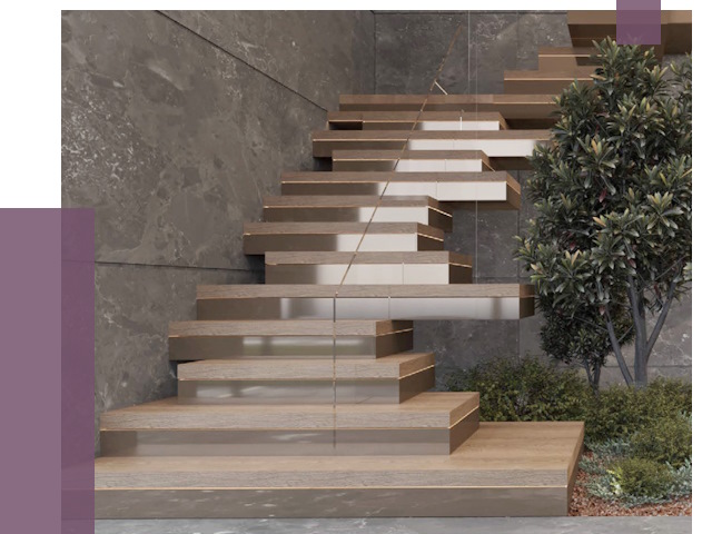 Современные лестницы в Барнауле от 13657 руб. | ПРОЛЁТ-Брн