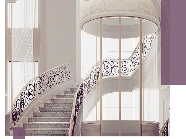 Элитные лестницы на заказ высокого класса в Барнауле