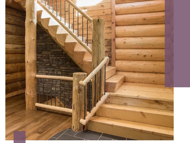 Лестницы в баню под заказ и профессиональный монтаж в Барнауле