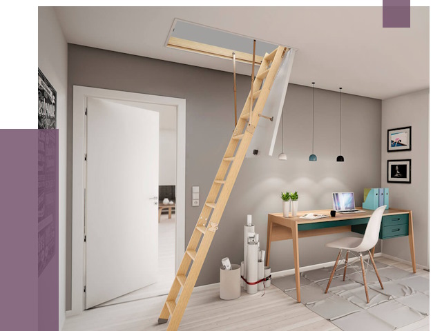Чердачные лестницы в Барнауле — от 14415 руб. | ПРОЛЁТ-Брн