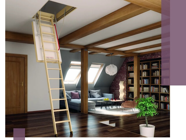 Чердачные лестницы под ключ в Барнауле: изготовление и монтаж