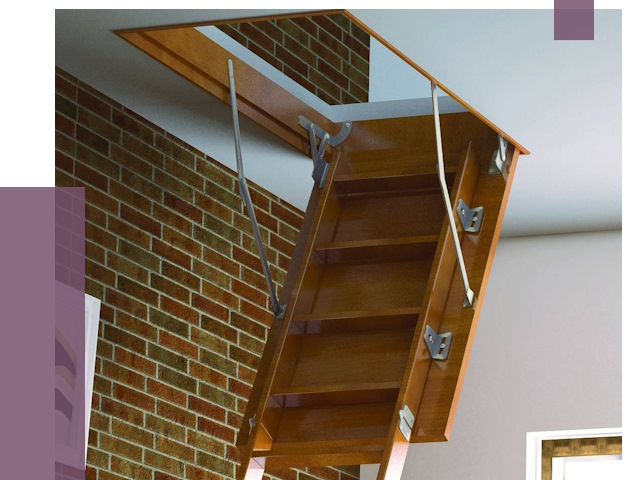 Установка чердачной лестницы в Барнауле от 7739 руб. | ПРОЛЁТ-Брн