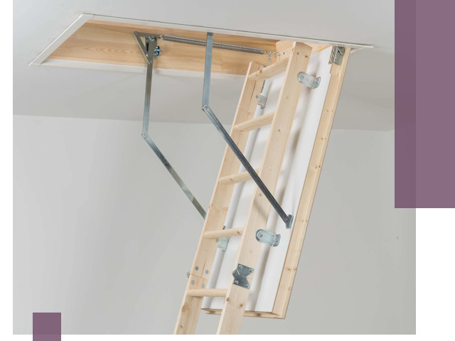 Установка чердачной лестницы под ключ в Барнауле