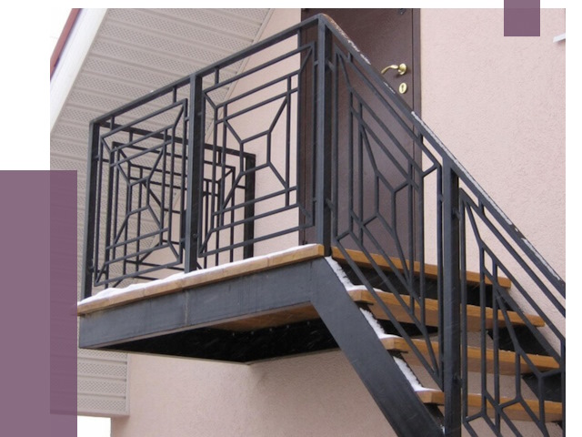 Металлические перила в Барнауле от 4249 руб.  | ПРОЛЁТ-Брн