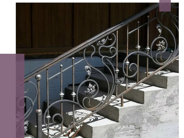 Кованые перила в Барнауле от 8599 руб. под ключ — качество от ПРОЛЁТ-Брн