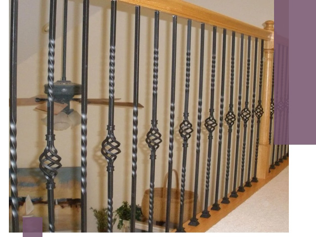 Изготовление и монтаж кованных перил в Барнауле под ключ