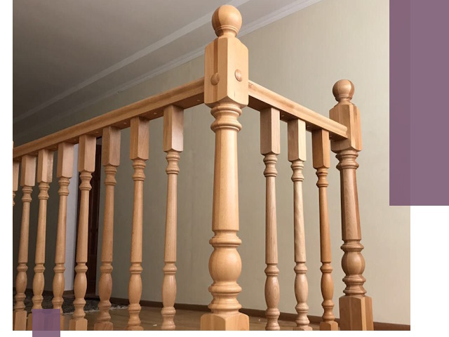 Деревянные перила на заказ в Барнауле: монтаж и изготовление