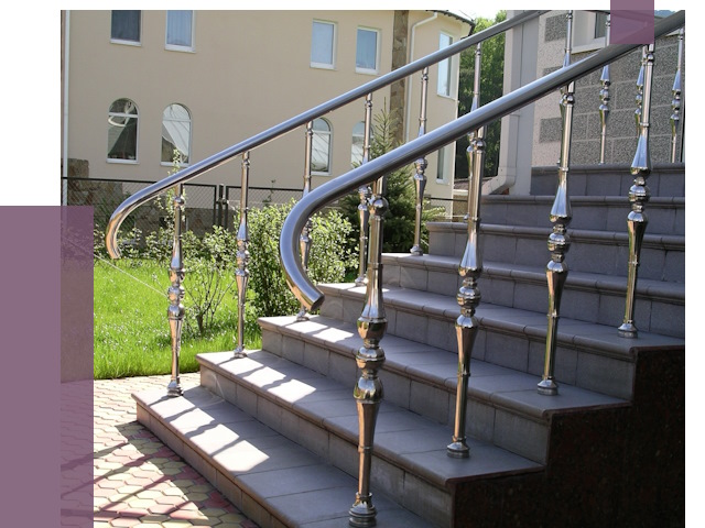 Перила для крыльца в Барнауле от 10622 руб. — монтаж ПРОЛЁТ-Брн