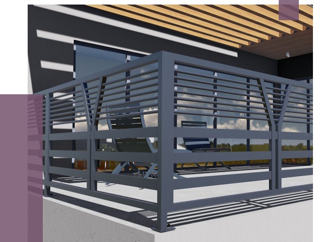 Изготовление балконных ограждений в Барнауле от 10622 руб. | ПРОЛЁТ-Брн