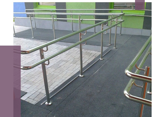 Ограждения пандусов в Барнауле от 4299 руб. монтаж | ПРОЛЁТ-Брн