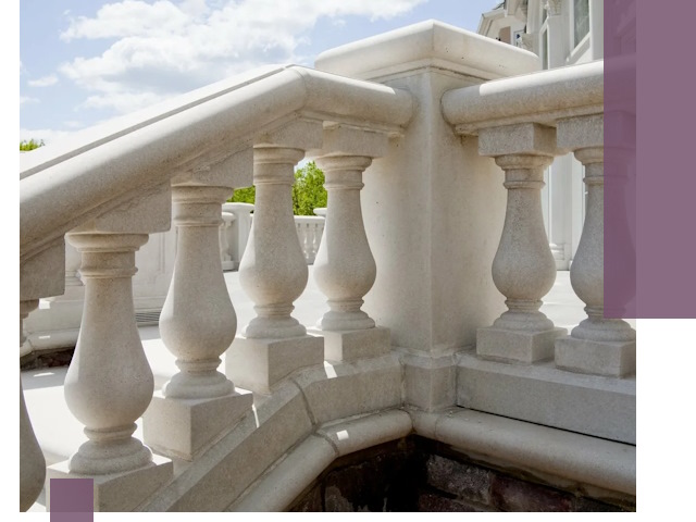 Балюстрады из металла и камня под ключ в Барнауле