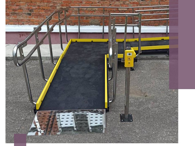 Изготовление наклонных пандусов для инвалидов в Барнауле