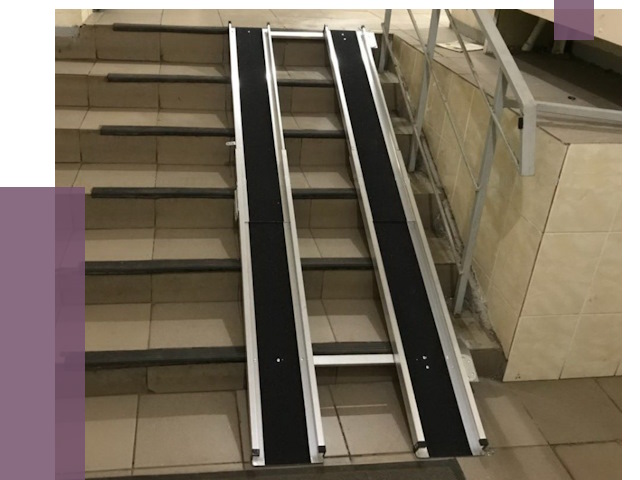 Установка пандуса в подъезд в Барнауле от 7890 руб. под ключ | ПРОЛЁТ-Брн