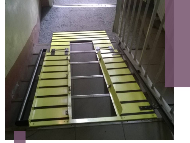 Профессиональный монтаж пандуса в подъезд в Барнауле