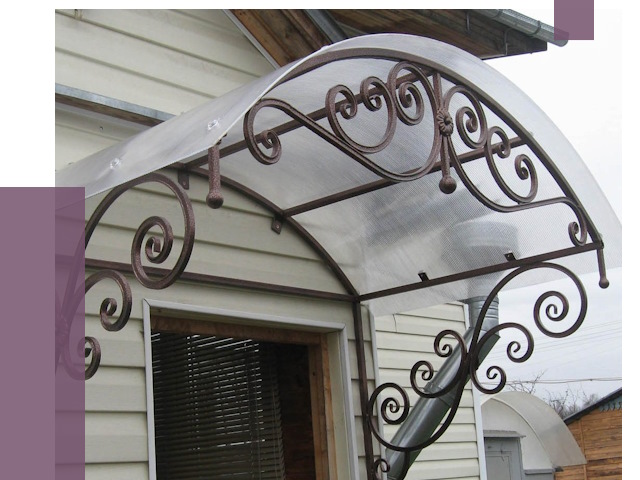 Изготовление козырьков в Барнауле от 7284 руб. — заказать | ПРОЛЁТ-Брн