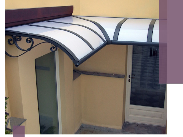 Монтаж козырьков любой сложности в Барнауле под ключ