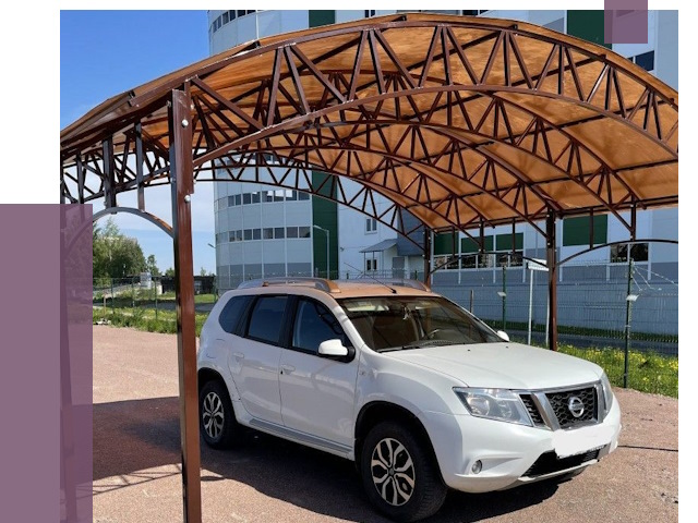 Недорогие навесы в Барнауле от 42487 руб. | ПРОЛЁТ-Брн