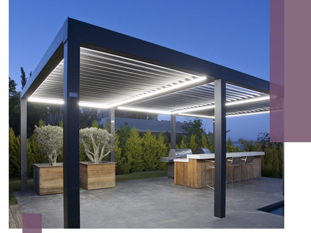 Навесы отдельно стоящие под ключ в Барнауле из металла и поликарбоната