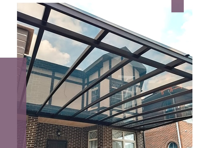 Навесы из поликарбоната в Барнауле от 8518 руб. под ключ — ПРОЛЁТ-Брн