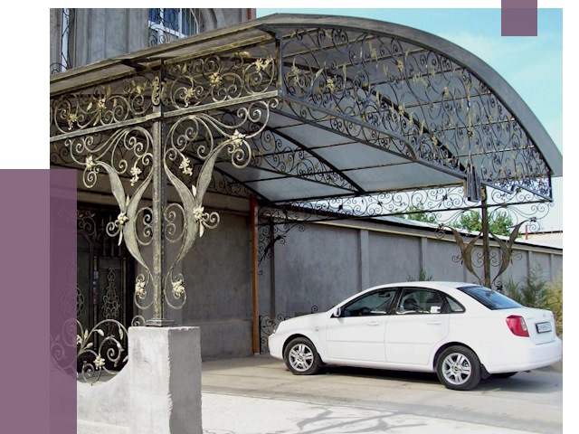 Кованые навесы в Барнауле от 14415 руб. | ПРОЛЁТ-Брн