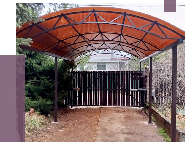 Арочные навесы в Барнауле от 12594 руб. — изготовление и монтаж | ПРОЛЁТ-Брн