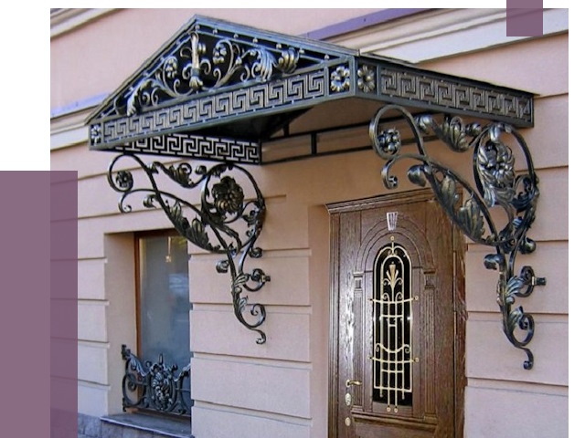 Кованые козырьки в Барнауле под ключ от 12594 руб. — ПРОЛЁТ