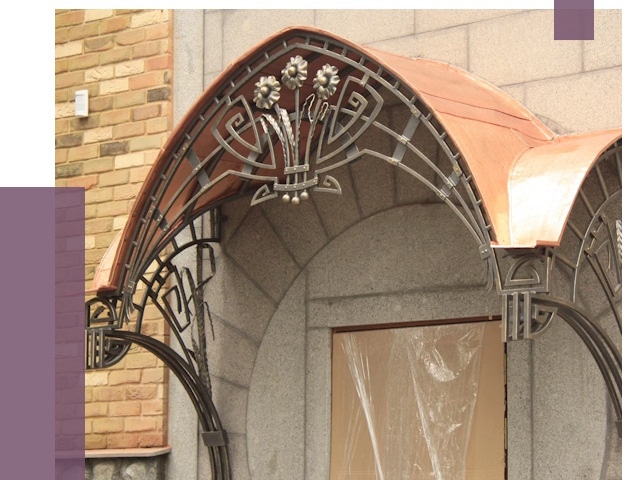 Арочные козырьки в Барнауле от 14415 руб. 