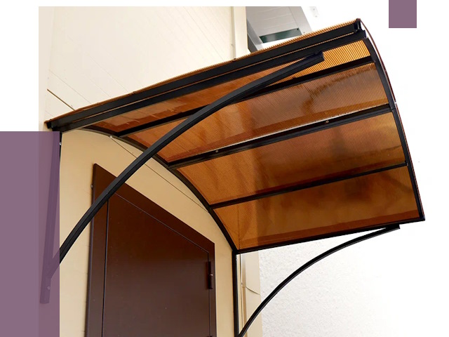 Недорогие козырьки в Барнауле от 7506 руб.  | ПРОЛЁТ-Брн