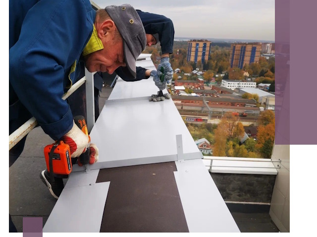 Монтаж парапетов в Барнауле — установка прочных металлических ограждений