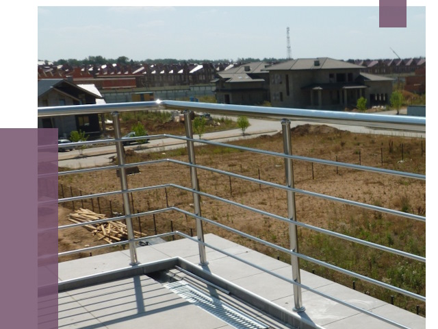 Парапеты из нержавеющей стали в Барнауле от 7890 руб. за м² | ПРОЛЁТ-Брн